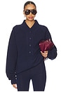 view 1 of 4 SUÉTER DE MALHA HENLEY in Navy