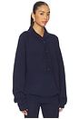 view 2 of 4 SUÉTER DE MALHA HENLEY in Navy