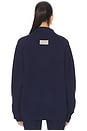 view 3 of 4 SUÉTER DE MALHA HENLEY in Navy