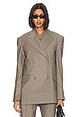 view 2 of 5 Tullia Blazer in Taupe