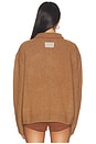 view 4 of 5 x REVOLVE Knit Zip Up Jacket With Collar in Deep Camel