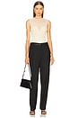 view 5 of 6 Side Seam Trousers in Black