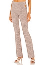 view 1 of 5 Emzar Knit Pant in Heather Brown