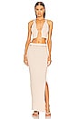 view 5 of 5 Reposier Skirt in Tan