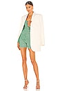 view 5 of 5 Agate Romper in Heather Green