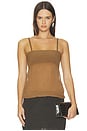 view 1 of 4 Aven Top in Rust Brown