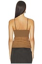 view 3 of 4 Aven Top in Rust Brown
