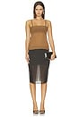 view 4 of 4 Aven Top in Rust Brown