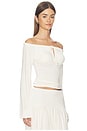 view 2 of 4 Elya Top in White