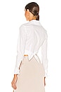 view 3 of 4 Aya Wrap Shirt in White