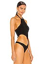 view 4 of 5 Jade Cutout Bodysuit in Black