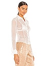 view 2 of 4 Lila Mesh Shirt in Off White