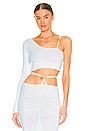 view 1 of 4 Amalfi Knit Top in Ice Melt