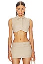 view 1 of 4 Lacun Vest in Beige