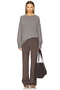 view 4 of 4 ЛОНГСЛИВ CASHMERE in Charcoal