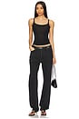view 4 of 4 Scoop Tank Top in Black