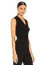 view 2 of 4 Jacques Vest Top in Black
