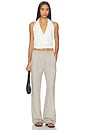 view 4 of 4 Knit Halter Top in White