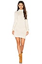 view 2 of 3 Zoni High Neck Sweater Dress in Ivory