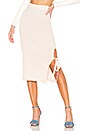 view 1 of 4 Lia Tie Skirt in Pale Pink