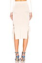 view 3 of 4 Lia Tie Skirt in Pale Pink