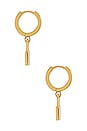 view 2 of 3 PENDIENTES DE ARO PEQUEÑO JUDY in Gold
