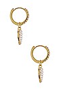 view 2 of 2 BOUCLES D'OREILLES PEARLY HEART in Gold