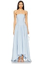 view 1 of 4 Nayara Midi Dress in Powder Blue