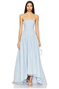view 4 of 4 Nayara Midi Dress in Powder Blue