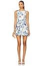 view 1 of 3 Ananya Mini Dress in Blue Rose