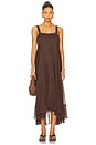 view 1 of 3 Bellevue Midi Dress in Chocolate