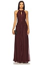 view 1 of 3 Avya Gown in Wine
