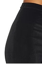 view 6 of 6 Shreya Velvet Capri in Black