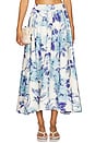 view 1 of 6 Avani Skirt in Blue Rose