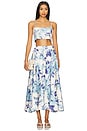 view 5 of 6 Avani Skirt in Blue Rose