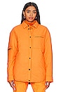 view 2 of 4 Pillow Shirt Jacket in Safety Orange