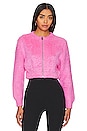 view 1 of 4 Linda Silk N' Cashmere Jacket in Safety Pink
