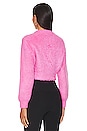 view 3 of 4 Linda Silk N' Cashmere Jacket in Safety Pink