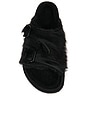 view 4 of 5 Zurich Pony Shearling 1774 Sandal in Black