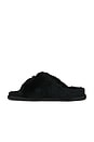 view 5 of 5 Zurich Pony Shearling 1774 Sandal in Black