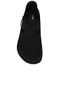 view 4 of 5 London Suede 1774 Clog in Black