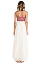 view 3 of 4 Chistor Strapless Dress in Bordeaux