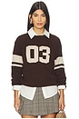 view 1 of 5 Cobe Pullover in Chocolate