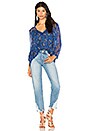 view 4 of 5 Odelle Blouse in Bleu