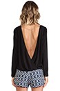 view 4 of 7 CHEMISE DOS-NU KINGSTON in Noir