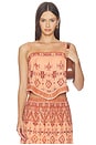 view 1 of 5 Zelie Top in Mandarine