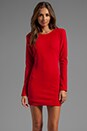 view 1 of 6 Caroline Long Sleeve Dress in Red