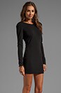 view 3 of 6 Long Sleeve Caroline Dress in Black