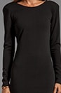 view 5 of 6 Long Sleeve Caroline Dress in Black