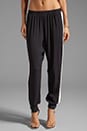 view 1 of 6 Borderline Pant en Black/Ivory in Black & Ivory